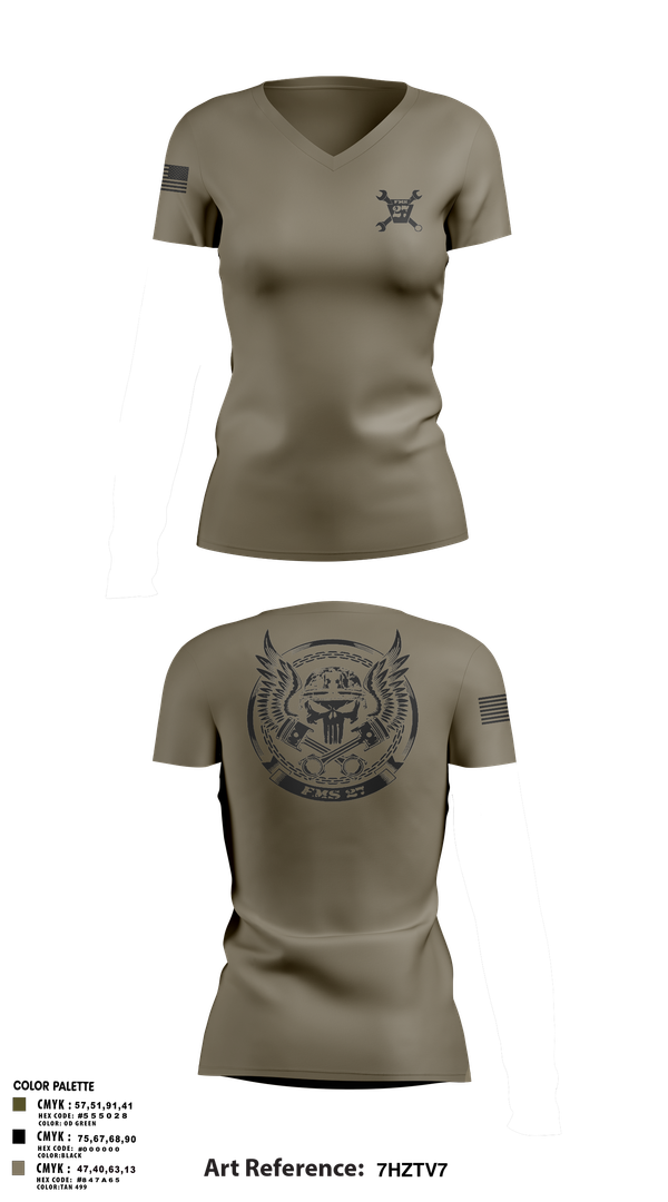 Womens Short Sleeve Vneck Shirt, FMS 27, , Teamtime, Team time, sublimation, custom sports apparel, team uniforms, spirit wear, spiritwear, sports uniforms, custom shirts, team store, custom team store, fundraiser sports, apparel fundraiser