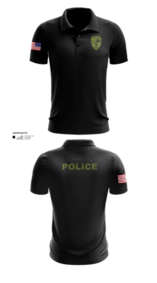 Short Sleeve Performance Polo, Peebles Police Department, Police, Teamtime, Team time, sublimation, custom sports apparel, team uniforms, spirit wear, spiritwear, sports uniforms, custom shirts, team store, custom team store, fundraiser sports, apparel fundraiser