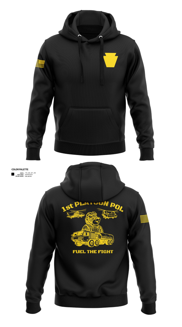 Hoodie, Echo Company 2-104th GSAB, National Guard, Teamtime, Team time, sublimation, custom sports apparel, team uniforms, spirit wear, spiritwear, sports uniforms, custom shirts, team store, custom team store, fundraiser sports, apparel fundraiser