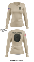Special Investigations Unit 9541098 Women's Long Sleeve V-neck Shirt - 4