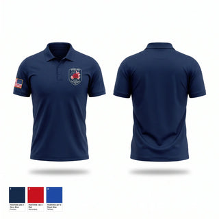 Short Sleeve Performance Polo, Roseland First Aid Squad, EMS/EMT, Teamtime, Team time, sublimation, custom sports apparel, team uniforms, spirit wear, spiritwear, sports uniforms, custom shirts, team store, custom team store, fundraiser sports, apparel fundraiser
