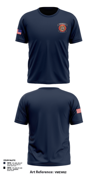 Short Sleeve Performance Shirt, Byhalia Fire and Rescue, Fire Department, Teamtime, Team time, sublimation, custom sports apparel, team uniforms, spirit wear, spiritwear, sports uniforms, custom shirts, team store, custom team store, fundraiser sports, apparel fundraiser