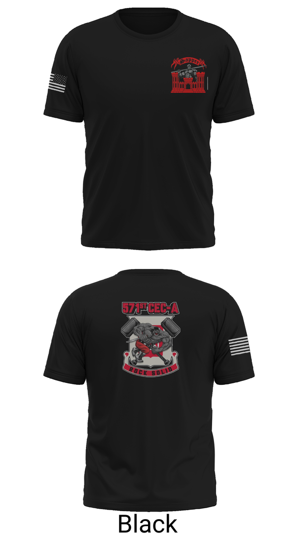 Old School Cotton Feel Shirt, 571st CEC-A, , Teamtime, Team time, sublimation, custom sports apparel, team uniforms, spirit wear, spiritwear, sports uniforms, custom shirts, team store, custom team store, fundraiser sports, apparel fundraiser