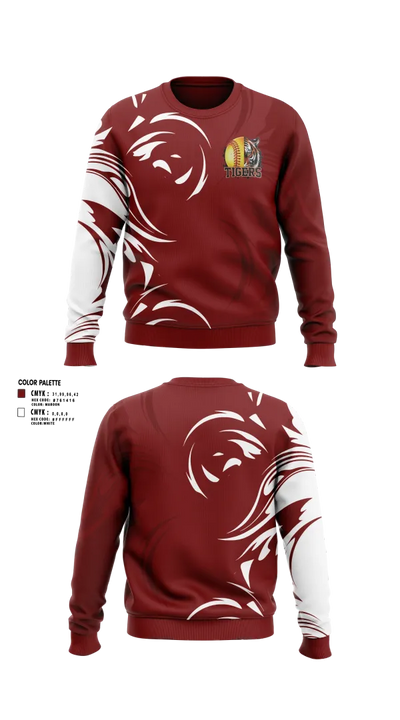 Pensacola High Lady Tigers 64888342 Crew Neck Sweatshirt - 3