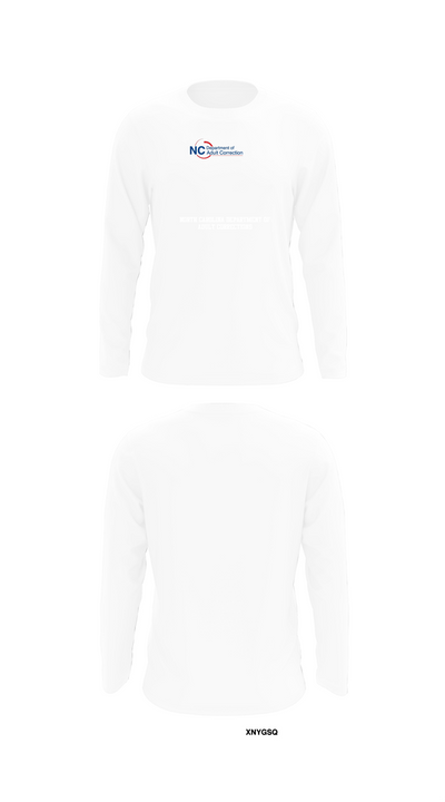 North Carolina Department of Adult Corrections 88235806 Long Sleeve Performance Shirt 8