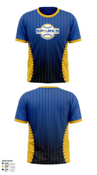 Short Sleeve Performance Shirt, Santa Clara PAL Sparks, Softball, Teamtime, Team time, sublimation, custom sports apparel, team uniforms, spirit wear, spiritwear, sports uniforms, custom shirts, team store, custom team store, fundraiser sports, apparel fundraiser