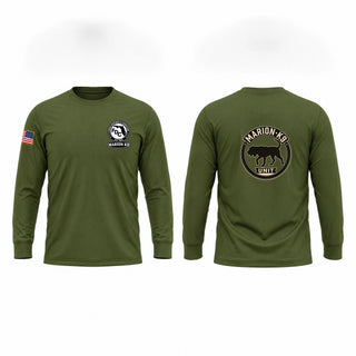 Long Sleeve Performance Shirt, Marion K9, Police, Teamtime, Team time, sublimation, custom sports apparel, team uniforms, spirit wear, spiritwear, sports uniforms, custom shirts, team store, custom team store, fundraiser sports, apparel fundraiser