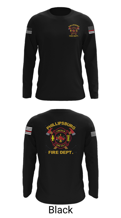 PHILLIPSBURG FIRE DEPARTMENT 39354124 Long Sleeve Performance Shirt 26