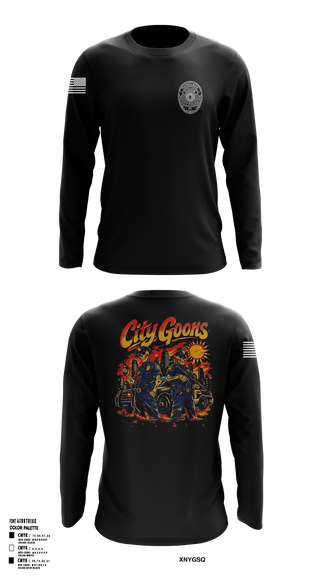 Long Sleeve Performance Shirt, Shamokin City Police, Police, Teamtime, Team time, sublimation, custom sports apparel, team uniforms, spirit wear, spiritwear, sports uniforms, custom shirts, team store, custom team store, fundraiser sports, apparel fundraiser