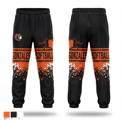 Gonzales High School Softball 86038121 Sweatpants - 1