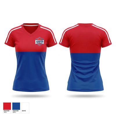 SWSA Women's Short Sleeve V-neck Shirt - 1