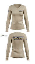 CALVERT POLICE DEPARTMENT Women's Long Sleeve V-neck Shirt - 100