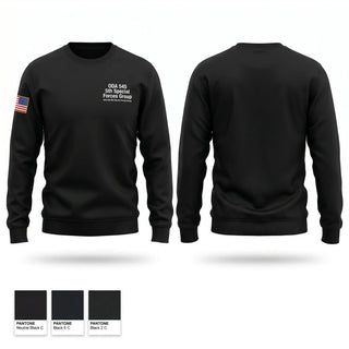 Crew Neck Sweatshirt, ODA 545 5th Special Forces Group, Army, Teamtime, Team time, sublimation, custom sports apparel, team uniforms, spirit wear, spiritwear, sports uniforms, custom shirts, team store, custom team store, fundraiser sports, apparel fundraiser