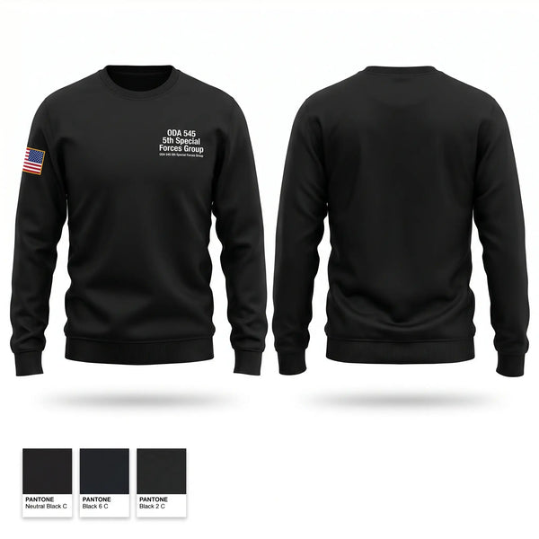 Crew Neck Sweatshirt, ODA 545 5th Special Forces Group, Army, Teamtime, Team time, sublimation, custom sports apparel, team uniforms, spirit wear, spiritwear, sports uniforms, custom shirts, team store, custom team store, fundraiser sports, apparel fundraiser