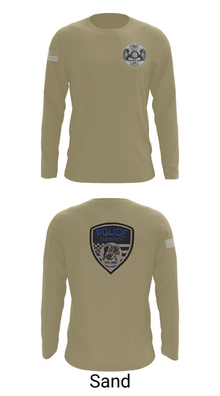 Long Sleeve Performance Shirt, Dewey Police Department, , Teamtime, Team time, sublimation, custom sports apparel, team uniforms, spirit wear, spiritwear, sports uniforms, custom shirts, team store, custom team store, fundraiser sports, apparel fundraiser