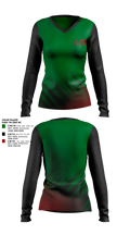 FC RÉD 41285732 Women's Long Sleeve V-neck Shirt - 1