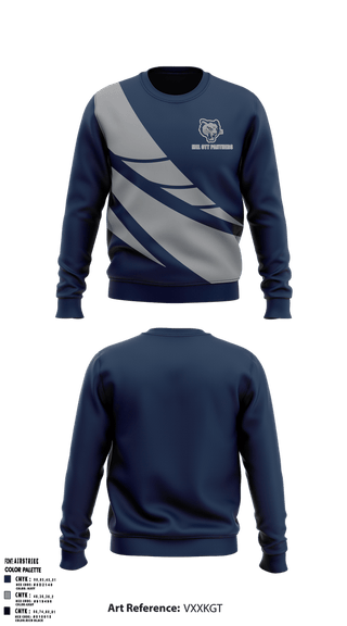 Crew Neck Sweatshirt, Mel Ott Panthers, Baseball, Teamtime, Team time, sublimation, custom sports apparel, team uniforms, spirit wear, spiritwear, sports uniforms, custom shirts, team store, custom team store, fundraiser sports, apparel fundraiser
