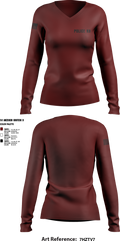 POLICE K9 14845972 Women's Long Sleeve V-neck Shirt - 2