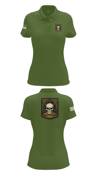 Womens Short Sleeve Performance Polo, 430th MP Detachment, , Teamtime, Team time, sublimation, custom sports apparel, team uniforms, spirit wear, spiritwear, sports uniforms, custom shirts, team store, custom team store, fundraiser sports, apparel fundraiser