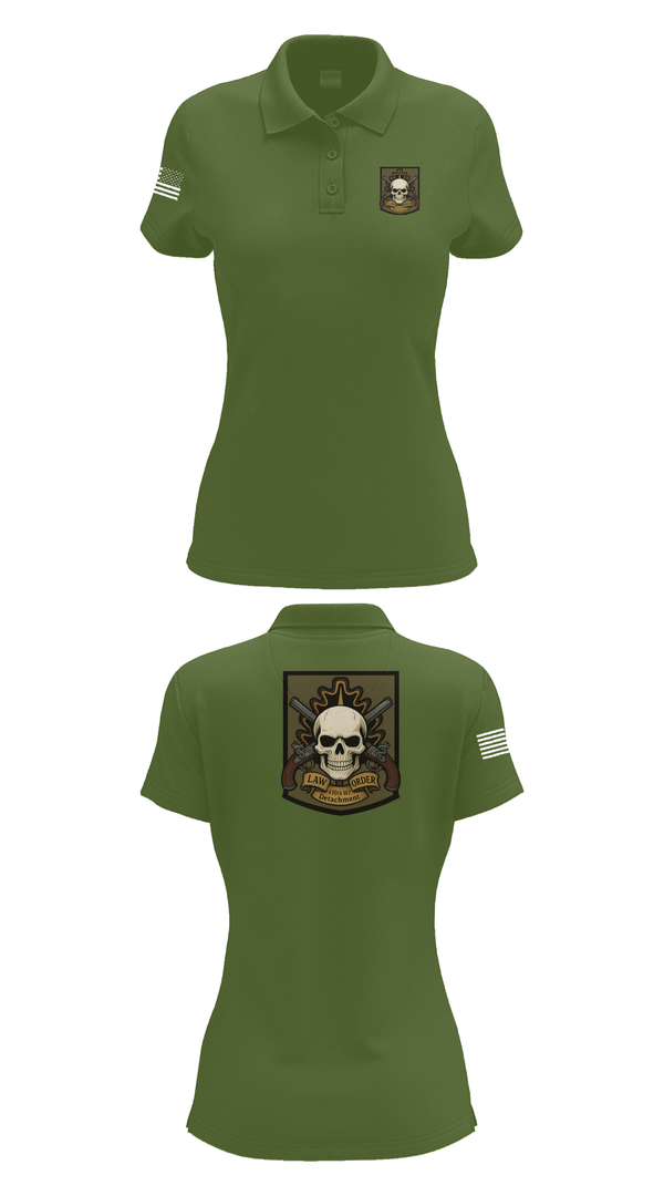 Womens Short Sleeve Performance Polo, 430th MP Detachment, , Teamtime, Team time, sublimation, custom sports apparel, team uniforms, spirit wear, spiritwear, sports uniforms, custom shirts, team store, custom team store, fundraiser sports, apparel fundraiser