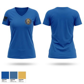 Womens Short Sleeve Vneck Shirt, Mishawaka Police Detective Bureau, Police, Teamtime, Team time, sublimation, custom sports apparel, team uniforms, spirit wear, spiritwear, sports uniforms, custom shirts, team store, custom team store, fundraiser sports, apparel fundraiser