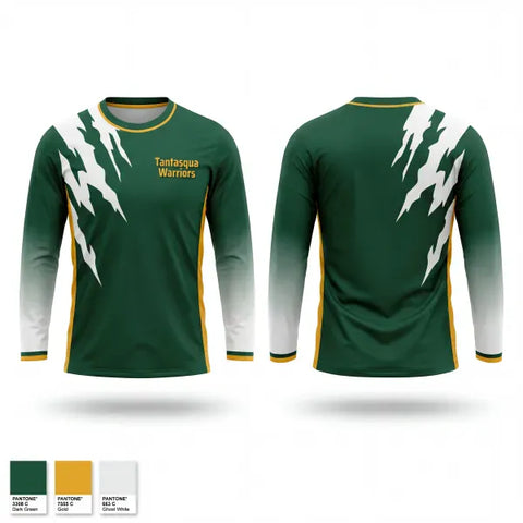 Long Sleeve Performance Shirt, Tantasqua Warriors, Cheer, Teamtime, Team time, sublimation, custom sports apparel, team uniforms, spirit wear, spiritwear, sports uniforms, custom shirts, team store, custom team store, fundraiser sports, apparel fundraiser