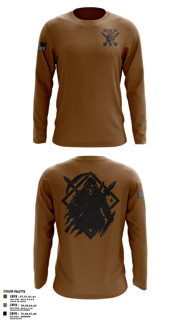 Long Sleeve Performance Shirt, , National Guard, Teamtime, Team time, sublimation, custom sports apparel, team uniforms, spirit wear, spiritwear, sports uniforms, custom shirts, team store, custom team store, fundraiser sports, apparel fundraiser