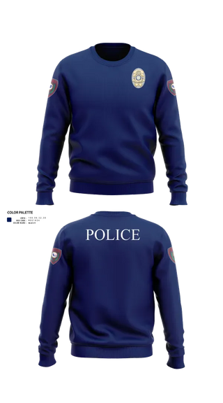Crew Neck Sweatshirt, LACY LAKEVIEW POLICE, Police, Teamtime, Team time, sublimation, custom sports apparel, team uniforms, spirit wear, spiritwear, sports uniforms, custom shirts, team store, custom team store, fundraiser sports, apparel fundraiser