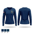Bridgeport Township Police Department Women's Long Sleeve V-neck Shirt - 1