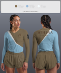 Athena Gun Club 10073430 Women's Long Sleeve V-neck Shirt - 1