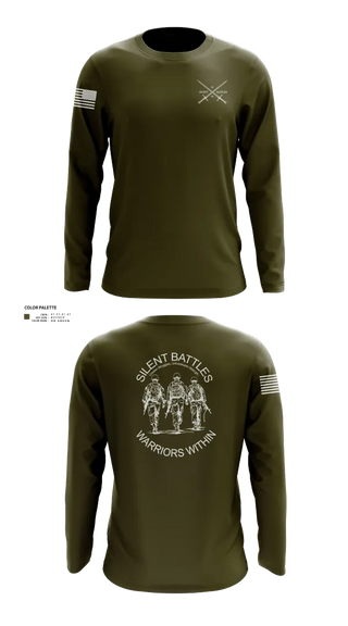 Long Sleeve Performance Shirt, Silent Battles, , Teamtime, Team time, sublimation, custom sports apparel, team uniforms, spirit wear, spiritwear, sports uniforms, custom shirts, team store, custom team store, fundraiser sports, apparel fundraiser