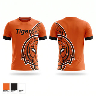 Football Jersey, Tigers, Softball, Teamtime, Team time, sublimation, custom sports apparel, team uniforms, spirit wear, spiritwear, sports uniforms, custom shirts, team store, custom team store, fundraiser sports, apparel fundraiser
