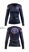 EUPORA POLICE DEPARTMENT Women's Long Sleeve V-neck Shirt - 21