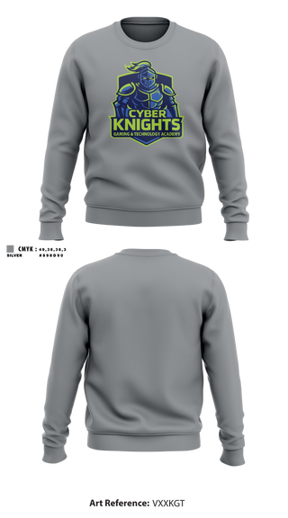 Crew Neck Sweatshirt, Gaming and Technology academy, Spirit Store, Teamtime, Team time, sublimation, custom sports apparel, team uniforms, spirit wear, spiritwear, sports uniforms, custom shirts, team store, custom team store, fundraiser sports, apparel fundraiser