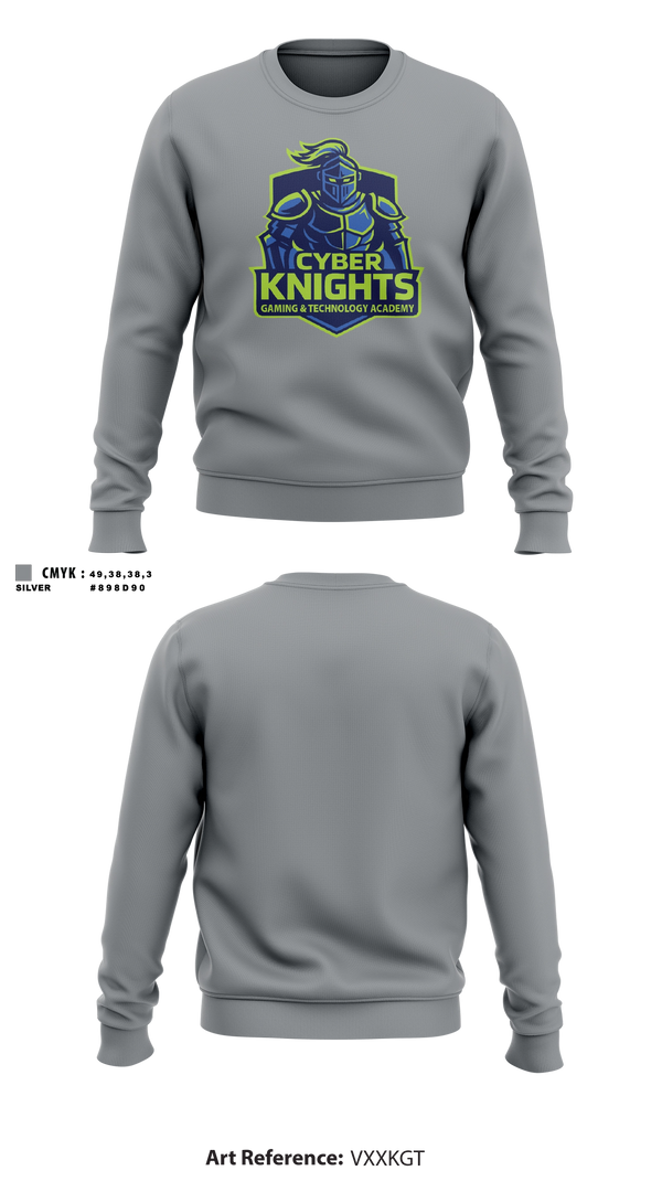 Crew Neck Sweatshirt, Gaming and Technology academy, Spirit Store, Teamtime, Team time, sublimation, custom sports apparel, team uniforms, spirit wear, spiritwear, sports uniforms, custom shirts, team store, custom team store, fundraiser sports, apparel fundraiser