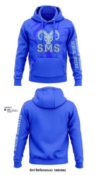 Hoodie, Seabrook Middle School Soccer, Women's Soccer, Teamtime, Team time, sublimation, custom sports apparel, team uniforms, spirit wear, spiritwear, sports uniforms, custom shirts, team store, custom team store, fundraiser sports, apparel fundraiser