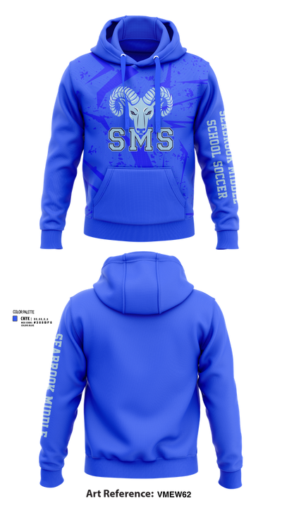 Seabrook Middle School Soccer 93548407 Hoodie - 41