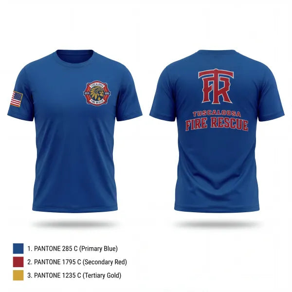 Short Sleeve Performance Shirt, Tuscaloosa Fire Rescue, Fire Department, Teamtime, Team time, sublimation, custom sports apparel, team uniforms, spirit wear, spiritwear, sports uniforms, custom shirts, team store, custom team store, fundraiser sports, apparel fundraiser