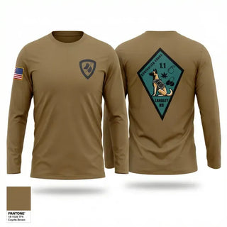 Long Sleeve Performance Shirt, 633 SFS K9, Air Force, Teamtime, Team time, sublimation, custom sports apparel, team uniforms, spirit wear, spiritwear, sports uniforms, custom shirts, team store, custom team store, fundraiser sports, apparel fundraiser