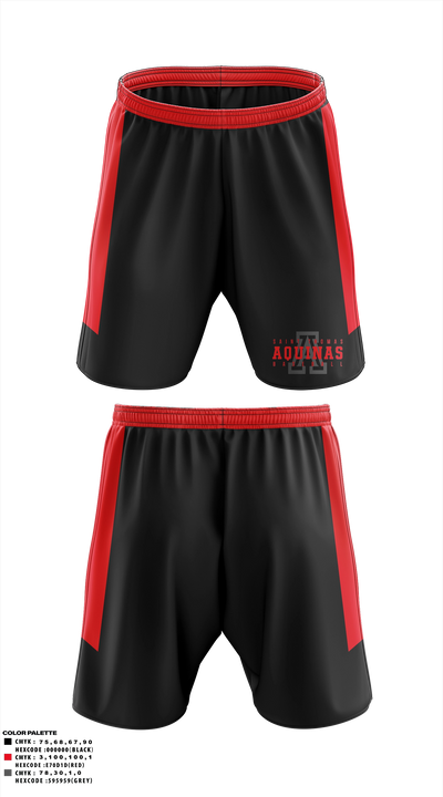 St. Thomas Aquinas Athletic Shorts With Pockets - 11