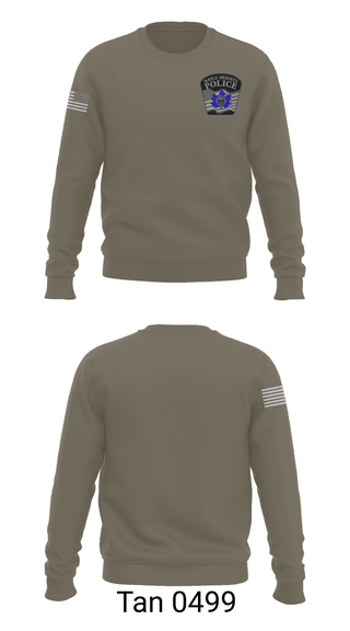 Crew Neck Sweatshirt, Maple Heights Police Department, Police, Teamtime, Team time, sublimation, custom sports apparel, team uniforms, spirit wear, spiritwear, sports uniforms, custom shirts, team store, custom team store, fundraiser sports, apparel fundraiser