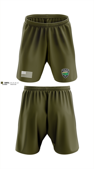 Athletic Shorts With Pockets, Pickens Police Department, Police, Teamtime, Team time, sublimation, custom sports apparel, team uniforms, spirit wear, spiritwear, sports uniforms, custom shirts, team store, custom team store, fundraiser sports, apparel fundraiser