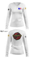 H2F STORM Women's Long Sleeve V-neck Shirt - 46