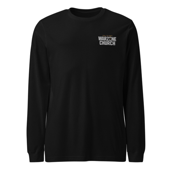 Warzone Church 33151394 Unisex Long Sleeve Tee | Bella + Canvas 3501