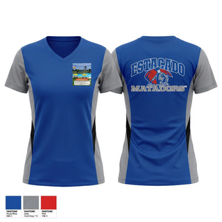 Womens Short Sleeve Vneck Shirt, Lady Matadors, Softball, Teamtime, Team time, sublimation, custom sports apparel, team uniforms, spirit wear, spiritwear, sports uniforms, custom shirts, team store, custom team store, fundraiser sports, apparel fundraiser
