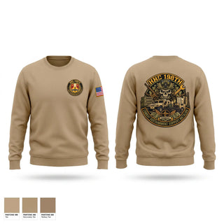 Crew Neck Sweatshirt, HHC 198th CSSB, Army, Teamtime, Team time, sublimation, custom sports apparel, team uniforms, spirit wear, spiritwear, sports uniforms, custom shirts, team store, custom team store, fundraiser sports, apparel fundraiser