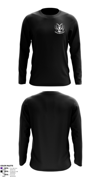 Long Sleeve Performance Shirt, Deering Rams Soccer, Men's Soccer, Teamtime, Team time, sublimation, custom sports apparel, team uniforms, spirit wear, spiritwear, sports uniforms, custom shirts, team store, custom team store, fundraiser sports, apparel fundraiser