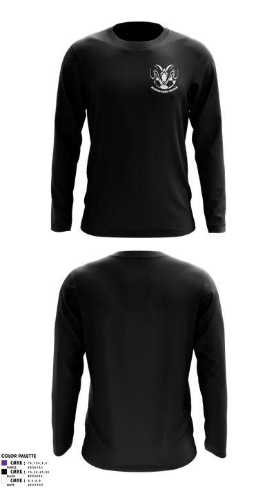 Deering Rams Soccer 79639687 Long Sleeve Performance Shirt 4
