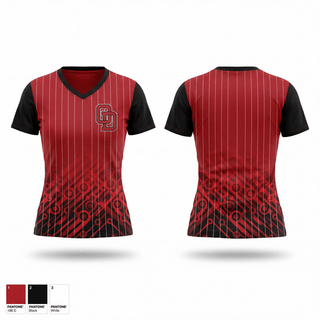 Womens Short Sleeve Vneck Shirt, Lady O Dawgs, Softball, Teamtime, Team time, sublimation, custom sports apparel, team uniforms, spirit wear, spiritwear, sports uniforms, custom shirts, team store, custom team store, fundraiser sports, apparel fundraiser