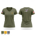 Muskingum County Sheriff Office Special Response Team Women's Short Sleeve V-neck Shirt - 1